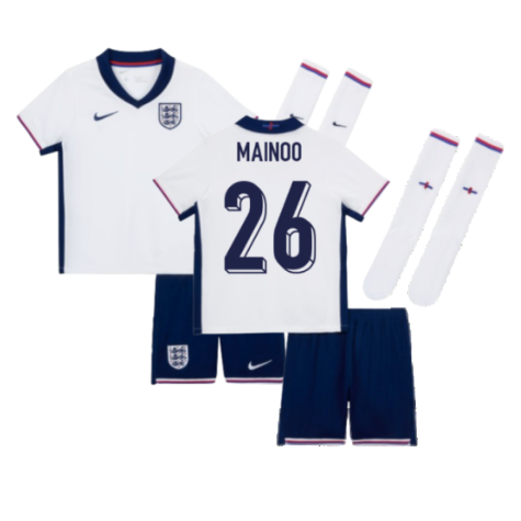 2024-2025 England Home Mini Kit (Mainoo 26)