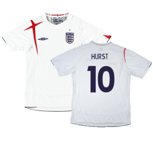 England 2005-07 Home Shirt (S) (Fair) (Hurst 10)