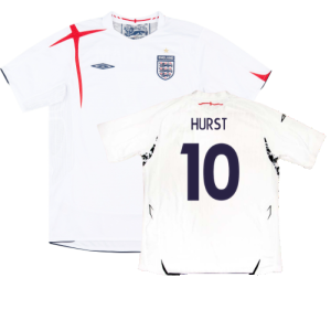 England 2007-09 Home Shirt (XLB) (Fair) (Hurst 10)