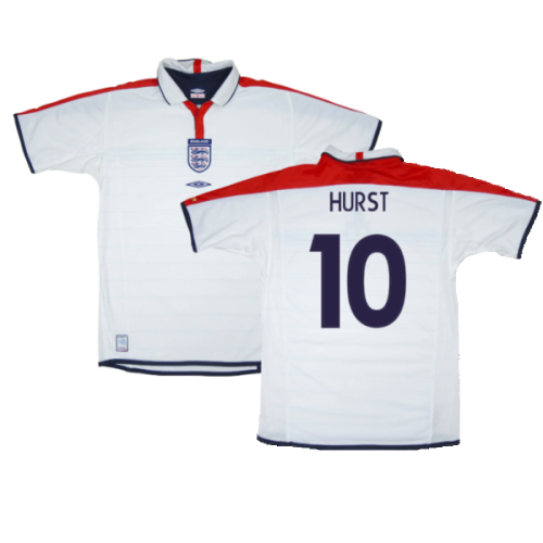 England 2003-05 Home Shirt (L) (Fair) (Hurst 10)