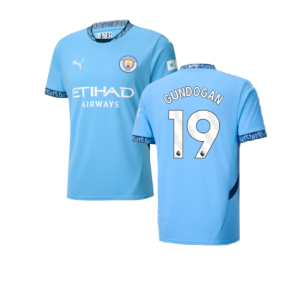 2024-2025 Man City Home Shirt (Gundogan 19)