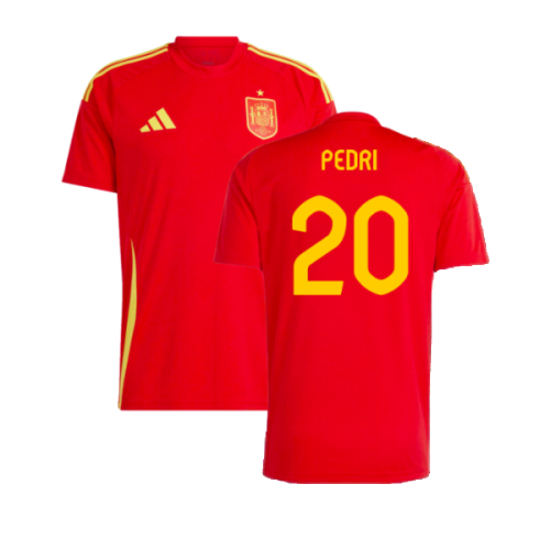 2024-2025 Spain Home Fan Jersey (Pedri 20)