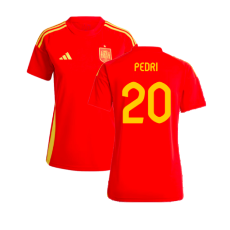 2024-2025 Spain Home Fan Shirt (Ladies) (Pedri 20)