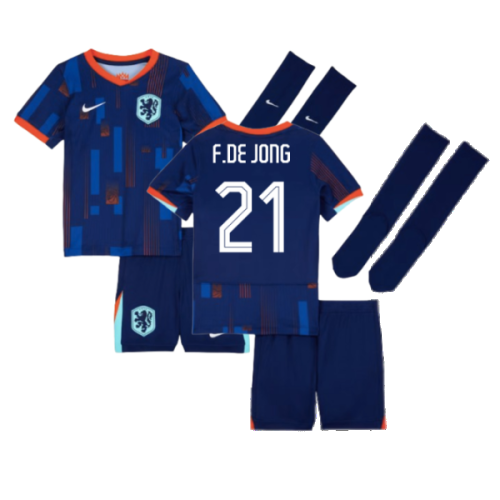 2024-2025 Netherlands Away Mini Kit (F.De Jong 21)