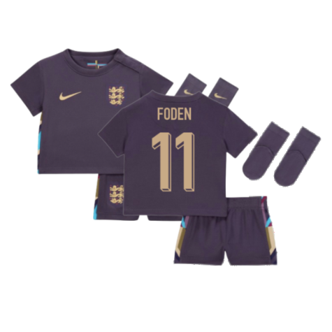 2024-2025 England Away Baby Kit (Foden 11)