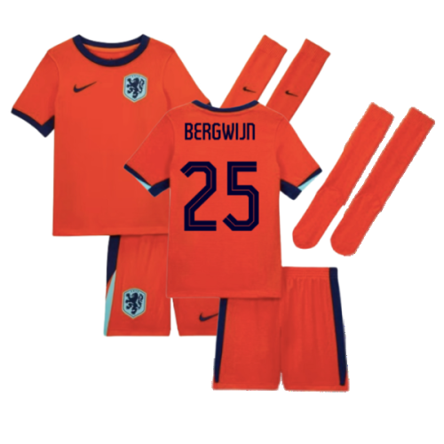 2024-2025 Netherlands Home Mini Kit (Bergwijn 25)