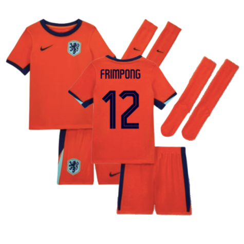 2024-2025 Netherlands Home Mini Kit (Frimpong 12)