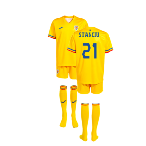 2024-2025 Romania Home Mini Kit (Stanciu 21)