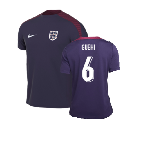 2024-2025 England Strike Training Shirt (Purple Ink) (Guehi 6)