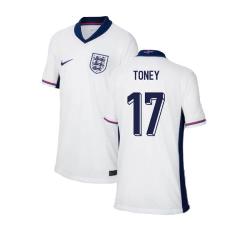 2024-2025 England Home Shirt (Kids) (Toney 17)