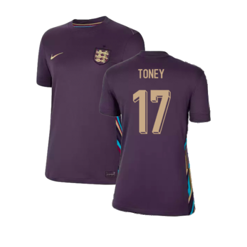 2024-2025 England Away Shirt (Womens) (Toney 17)