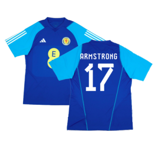 2023-2024 Scotland Player Issue Training Shirt (Blue) (Armstrong 17)