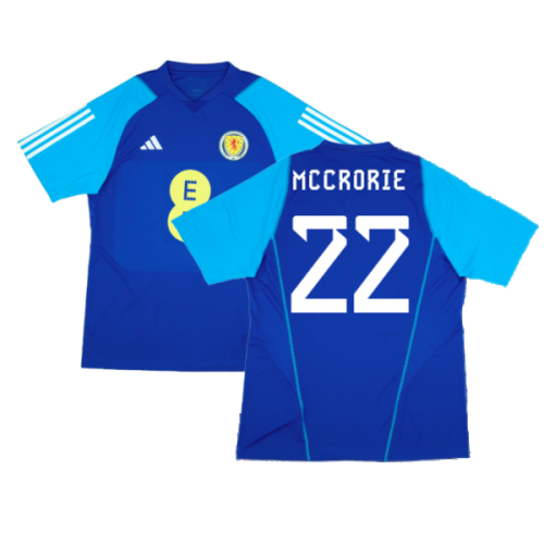 2023-2024 Scotland Player Issue Training Shirt (Blue) (McCrorie 22)