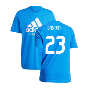 2024-2025 Italy DNA Graphic Tee (Blue) (BASTONI 23)