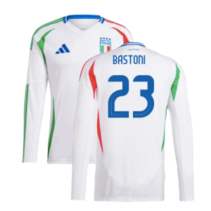 2024-2025 Italy Long Sleeve Away Shirt (BASTONI 23)