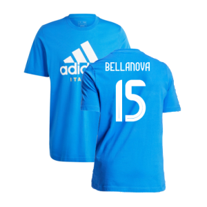 2024-2025 Italy DNA Graphic Tee (Blue) (BELLANOVA 15)