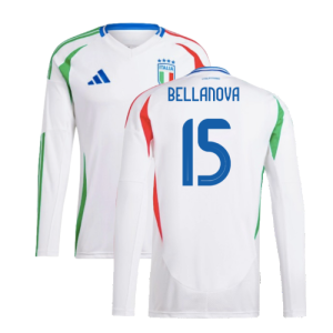 2024-2025 Italy Long Sleeve Away Shirt (BELLANOVA 15) 2024-2025 Italy Long Sleeve Away Shirt (BELLANOVA 15)