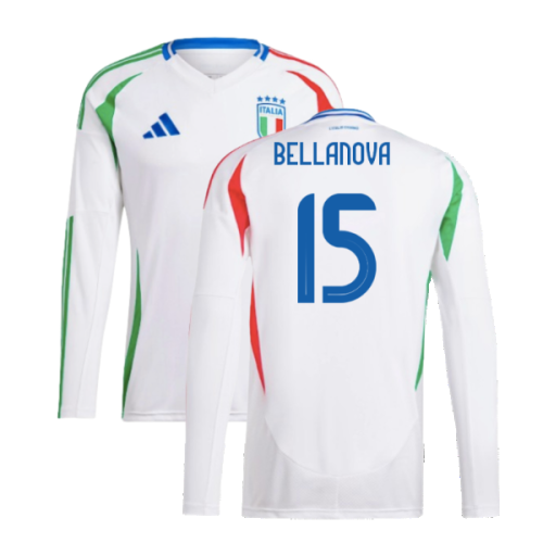 2024-2025 Italy Long Sleeve Away Shirt (BELLANOVA 15)