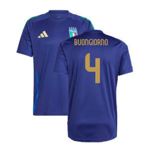 2024-2025 Italy Training Jersey (Navy) (BUONGIORNO 4)