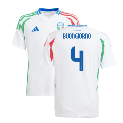 2024-2025 Italy Away Shirt (Kids) (BUONGIORNO 4)