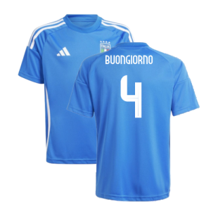 2024-2025 Italy Home Fan Jersey (Kids) (BUONGIORNO 4) 2024-2025 Italy Home Fan Jersey (Kids) (BUONGIORNO 4)