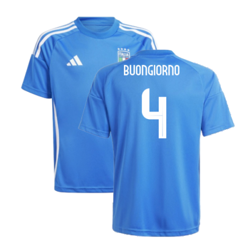 2024-2025 Italy Home Fan Jersey (Kids) (BUONGIORNO 4)