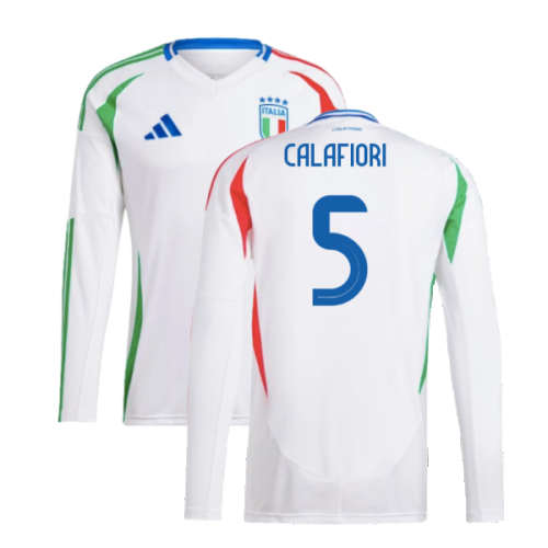 2024-2025 Italy Long Sleeve Away Shirt (CALAFIORI 5)