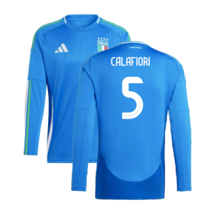 2024-2025 Italy Long Sleeve Home Shirt (CALAFIORI 5)