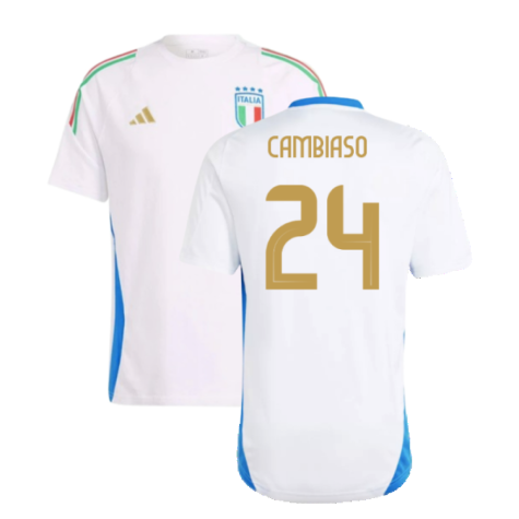 2024-2025 Italy Training Tee (White) (CAMBIASO 24)