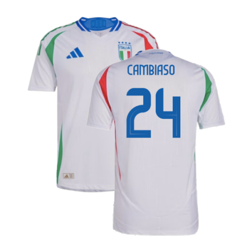 2024-2025 Italy Authentic Away Shirt (CAMBIASO 24)