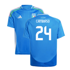 2024-2025 Italy Home Shirt (Kids) (CAMBIASO 24)