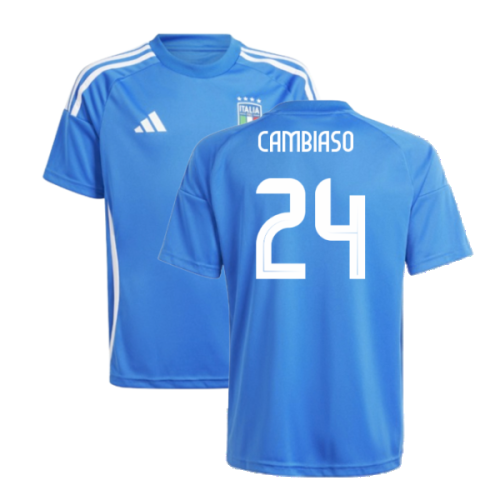 2024-2025 Italy Home Fan Jersey (Kids) (CAMBIASO 24)