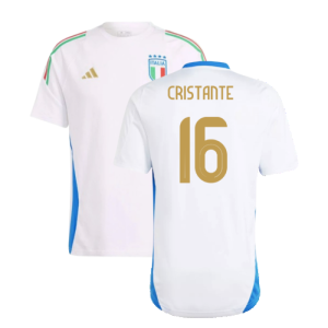 2024-2025 Italy Training Tee (White) (CRISTANTE 16)