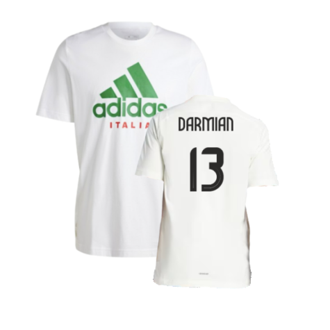 2024-2025 Italy DNA Graphic Tee (White) (DARMIAN 13)