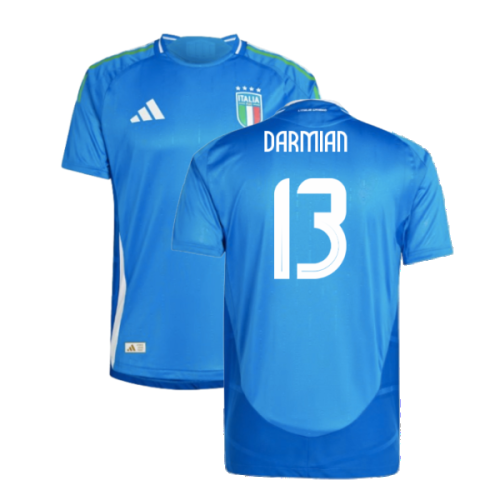 2024-2025 Italy Authentic Home Shirt (DARMIAN 13)