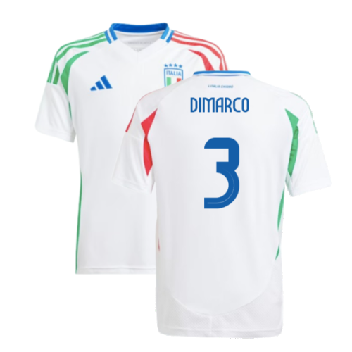 2024-2025 Italy Away Shirt (Kids) (DIMARCO 3)