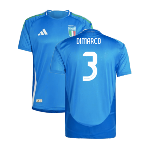 2024-2025 Italy Authentic Home Shirt (DIMARCO 3)