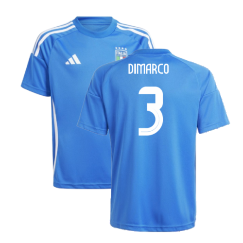 2024-2025 Italy Home Fan Jersey (Kids) (DIMARCO 3)