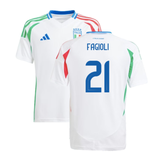 2024-2025 Italy Away Shirt (Kids) (FAGIOLI 21)