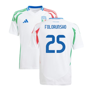 2024-2025 Italy Away Shirt (Kids) (FOLORUNSHO 25)