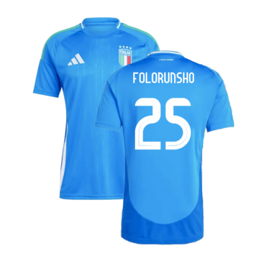 2024-2025 Italy Home Shirt (FOLORUNSHO 25)