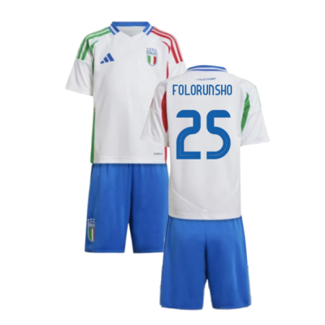 2024-2025 Italy Away Mini Kit (FOLORUNSHO 25)