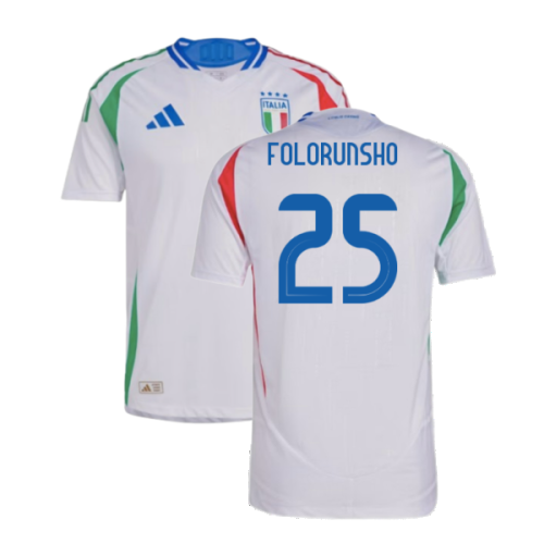 2024-2025 Italy Authentic Away Shirt (FOLORUNSHO 25)