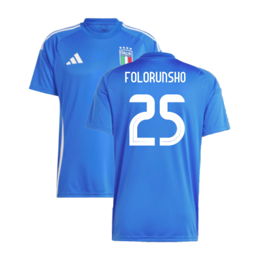 2024-2025 Italy Home Fan Jersey (FOLORUNSHO 25)