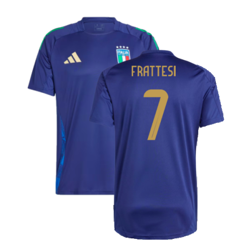 2024-2025 Italy Training Jersey (Navy) (FRATTESI 7)