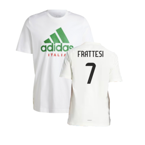 2024-2025 Italy DNA Graphic Tee (White) (FRATTESI 7)
