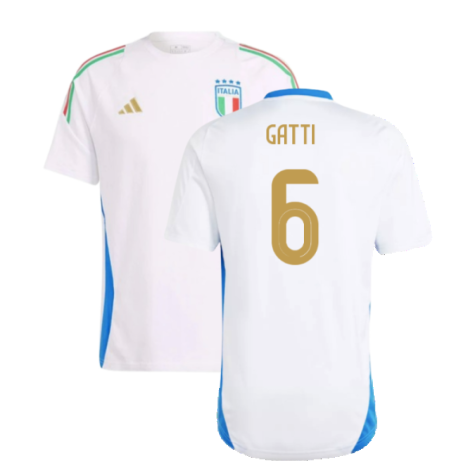 2024-2025 Italy Training Tee (White) (GATTI 6)