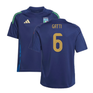 2024-2025 Italy Training Jersey (Navy) - Kids (GATTI 6)