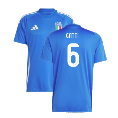 2024-2025 Italy Home Fan Jersey (GATTI 6)