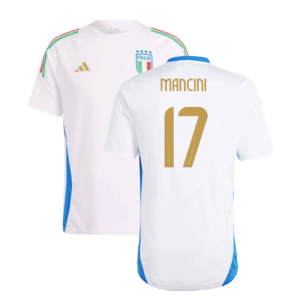 2024-2025 Italy Training Tee (White) (MANCINI 17)